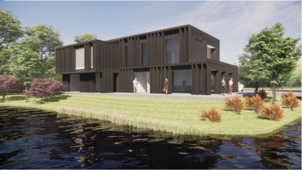 Te verstrekken hypothecaire lening op een nieuw te bouwen kantoorvilla, bestemd voor eigen gebruik en deels voor de verhuur, te Rhoon Te verstrekken hypothecaire lening op een nieuw te bouwen kantoorvilla, bestemd voor eigen gebruik en deels voor de verhuur, te Rhoon