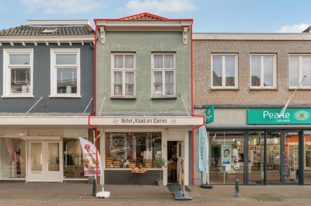 Te verstrekken hypothecaire lening op een winkelruimte met bovenwoning bestemd voor de verhuur te Steenbergen