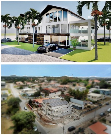 Te verstrekken hypothecaire lening op een appartementencomplex met vier appartementen bestemd voor de verhuur te Mon Repos Willemstad