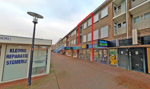 Te verstrekken hypothecaire lening op een commerciële ruimte met bovenwoning bestemd voor de verhuur te IJmuiden